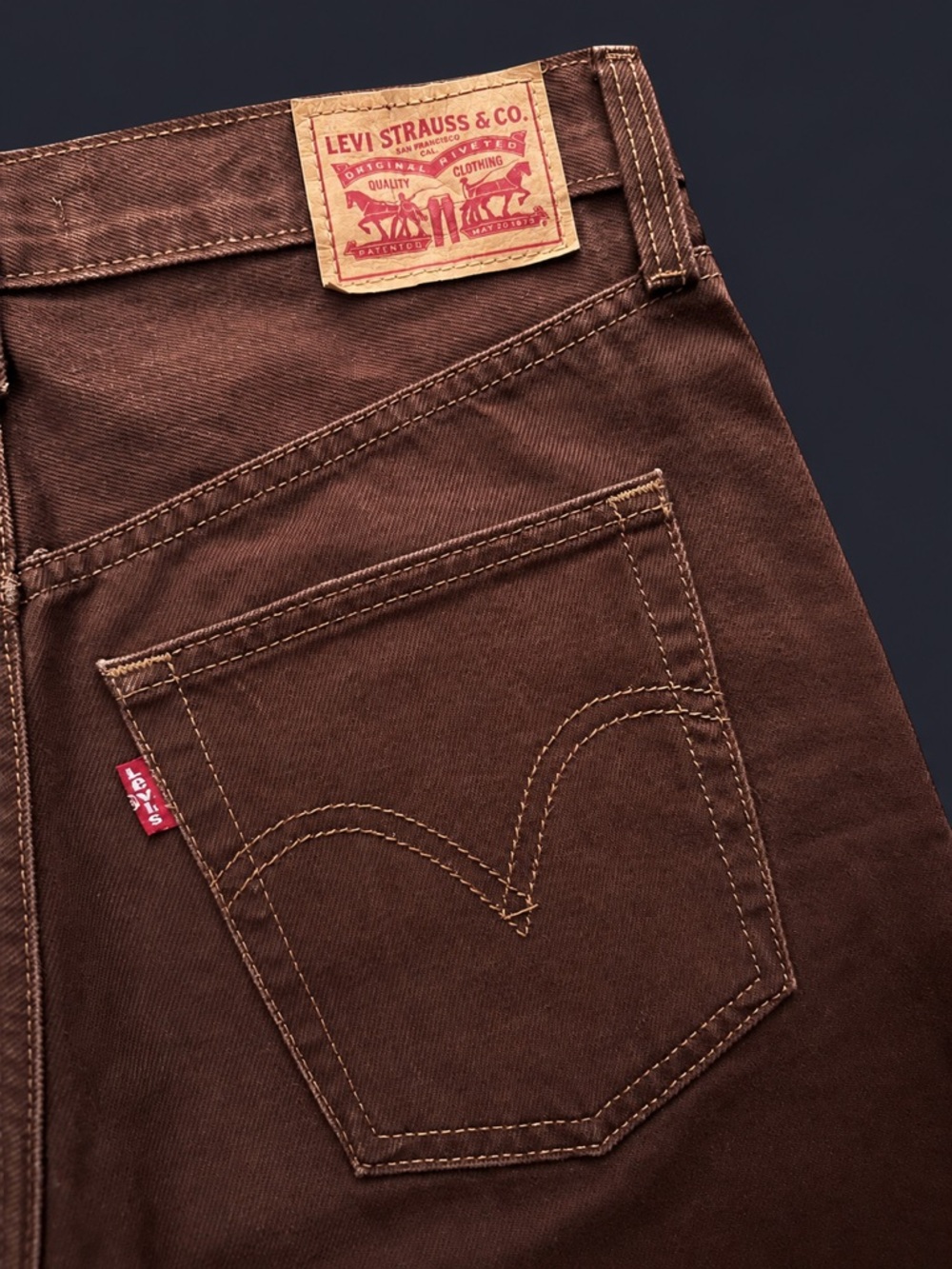 🔥 LEVI’S Ribcage Ankle Straight Button Fly Jeans - Picture 5 of 5